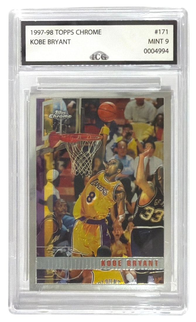 1997 to 98 Topps Chrome Kobe Bryant | No. 171 | Graded 9: 1997 to 98 Topps Chrome Kobe Bryant | No. 171 | Graded 9