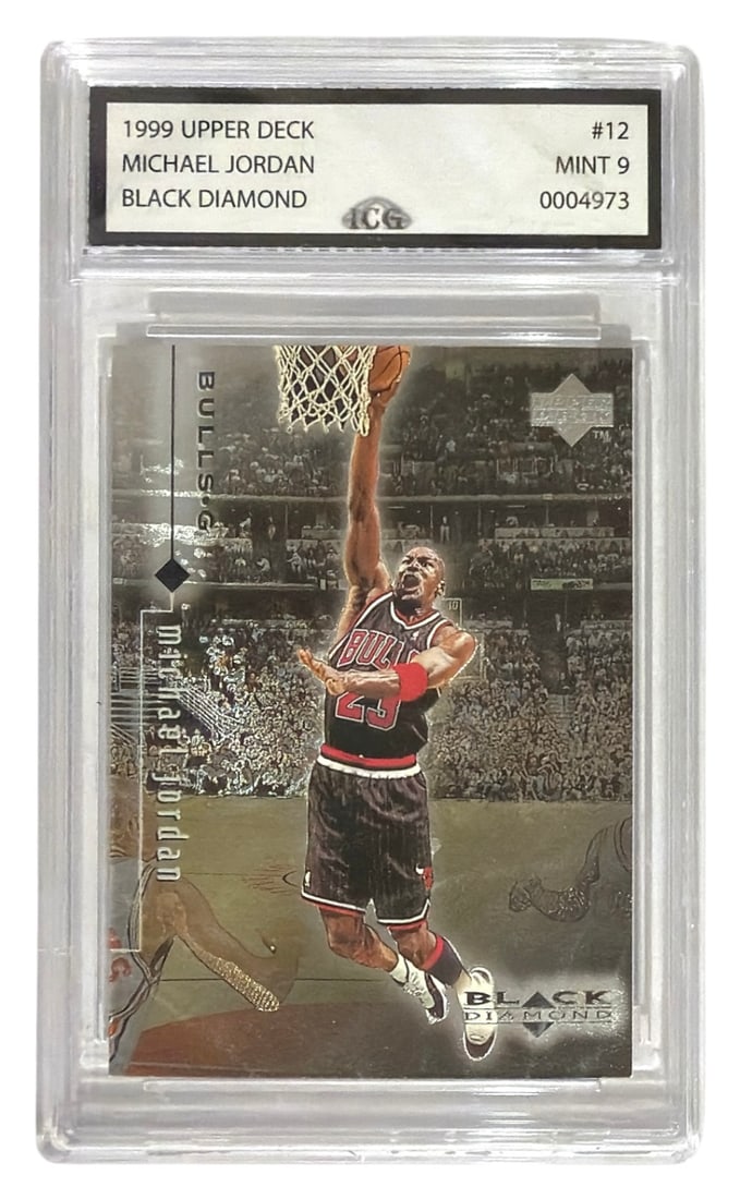 1999 Upper Deck Black Diamond Michael Jordan | No. 12 | Graded 9 (1 of 2)