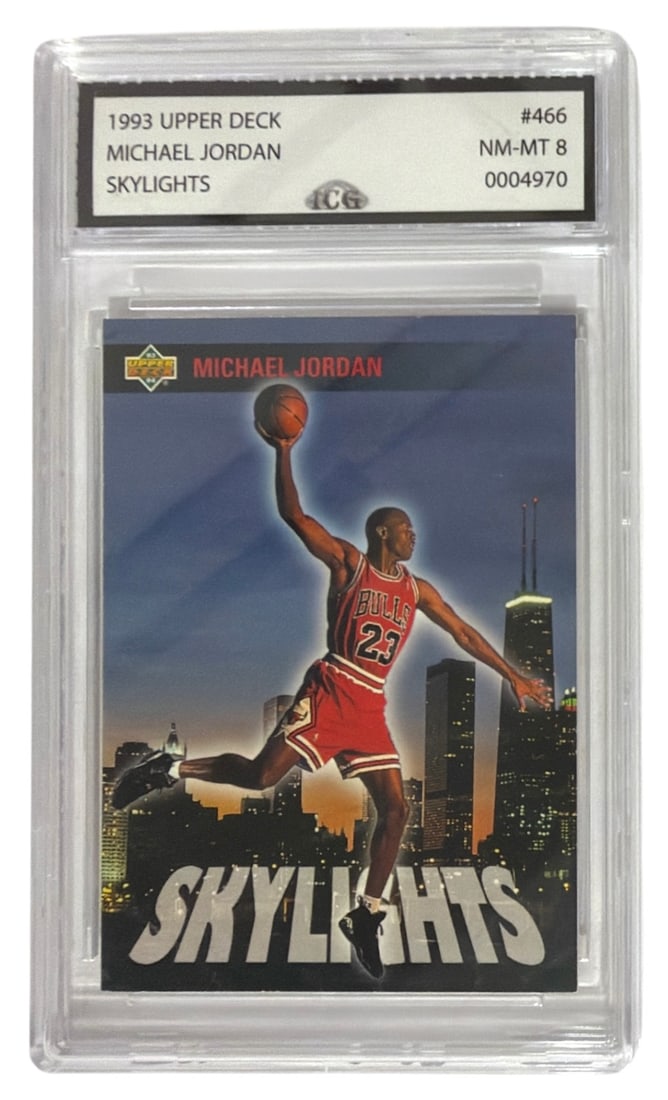 1993 Upper Deck Skylights Michael Jordan | No. 466 | Graded 8 (1 of 2)