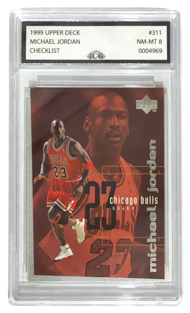 1999 Upper Deck Checklist Michael Jordan | No. 311 | Graded 8 (1 of 2)