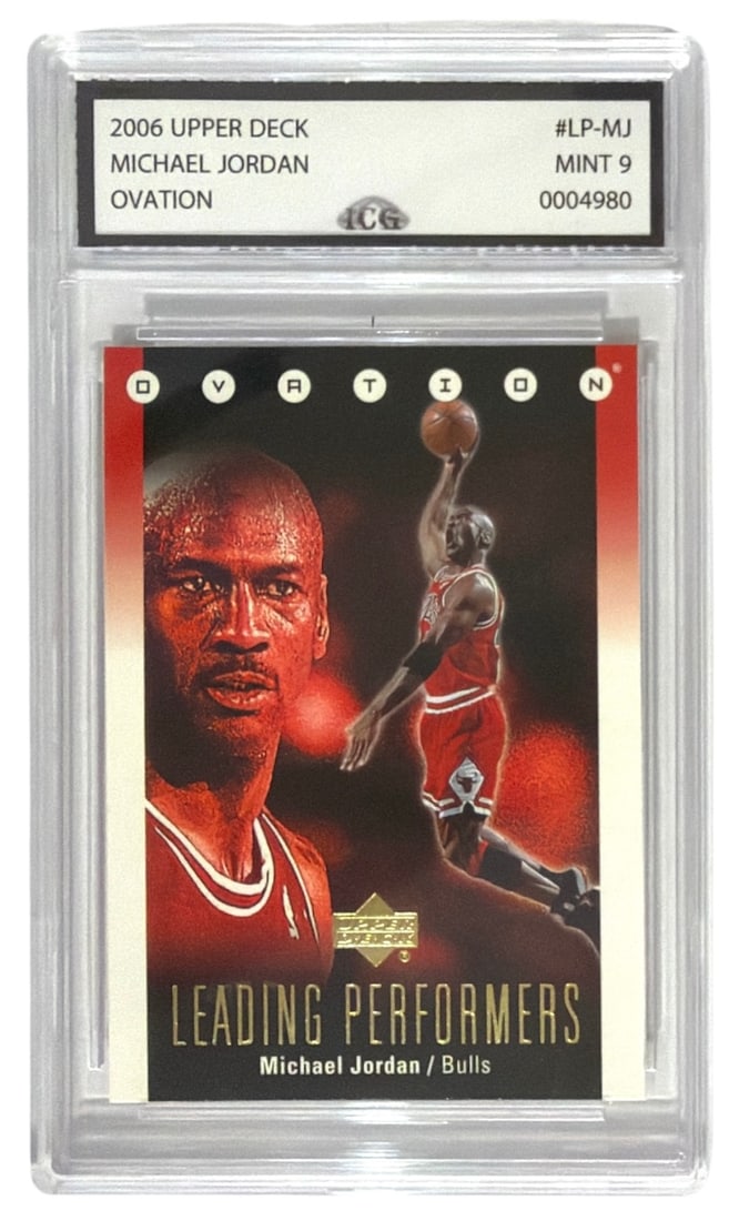 2006 Upper Deck Ovation Michael Jordan | No. LP MJ | Graded 9 (1 of 2)