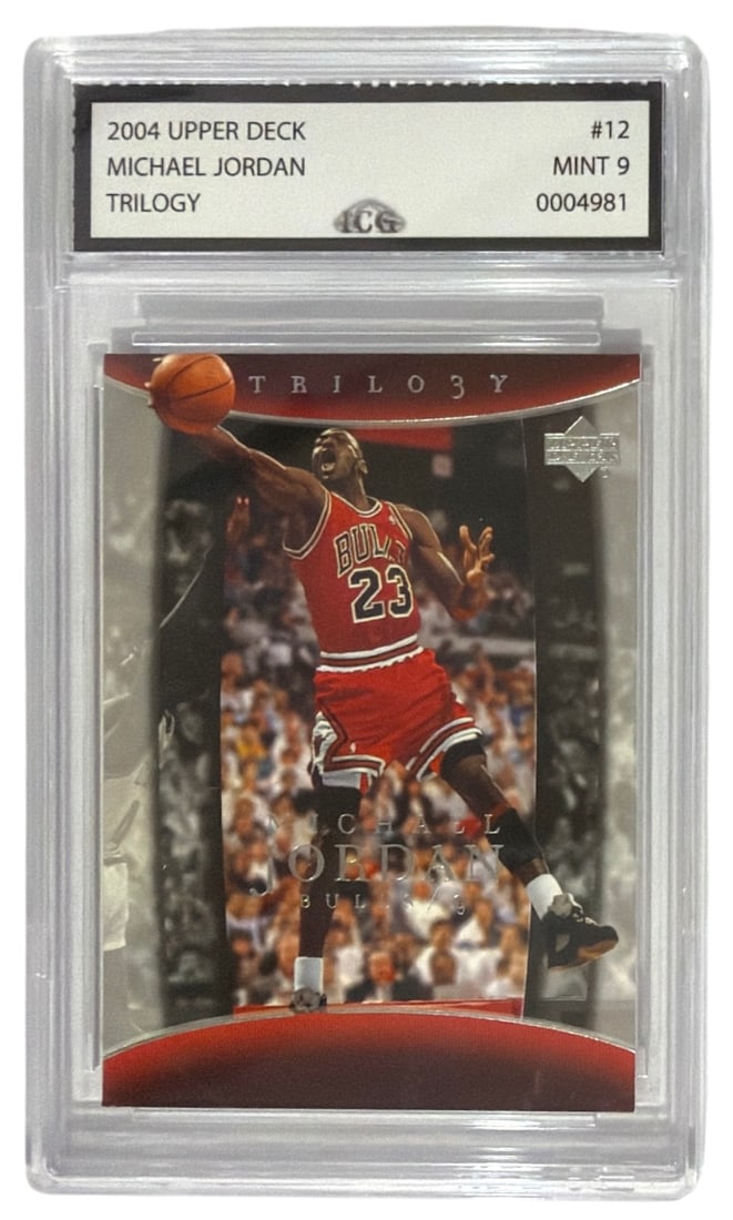 2004 Upper Deck Trilogy Michael Jordan | No. 12 | Graded 9 (1 of 2)