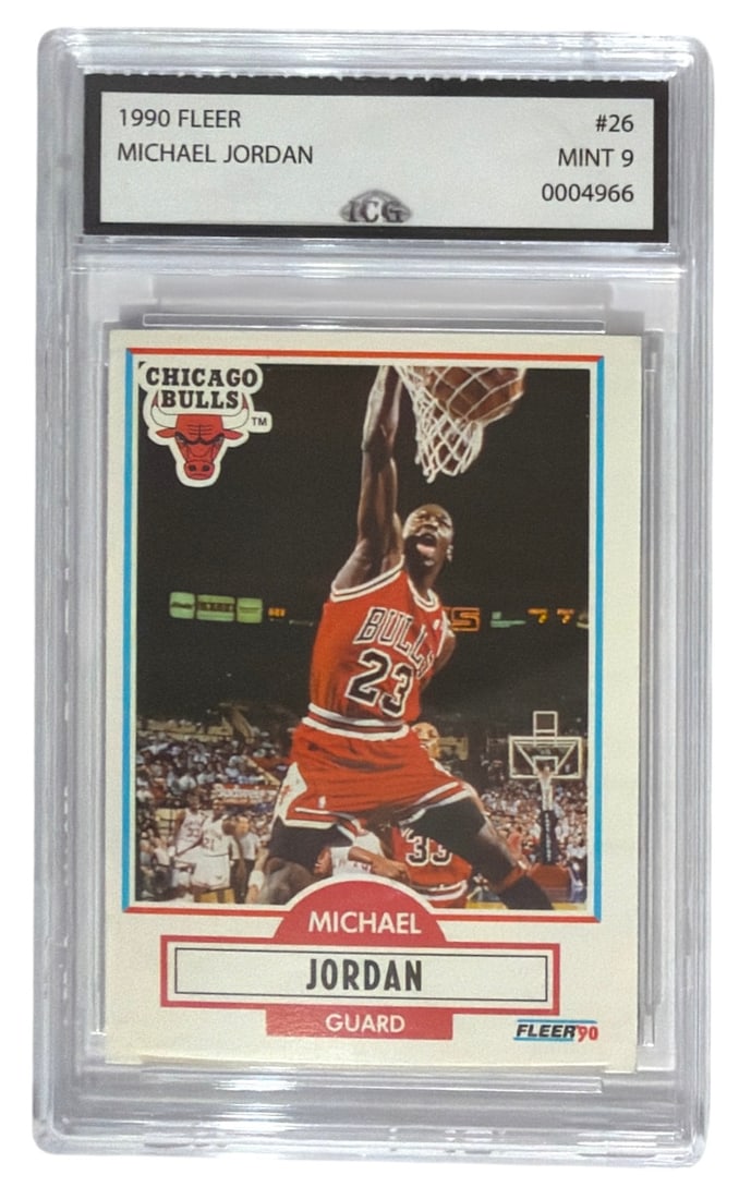 1990 Fleer Michael Jordan | No. 26 | Graded 9 (1 of 2)