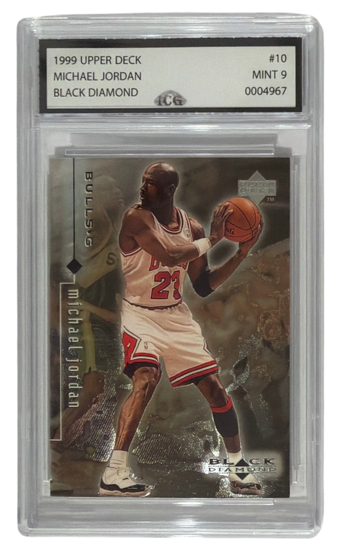 1999 Upper Deck Black Diamond Michael Jordan | No. 10 | Graded 9 (1 of 2)