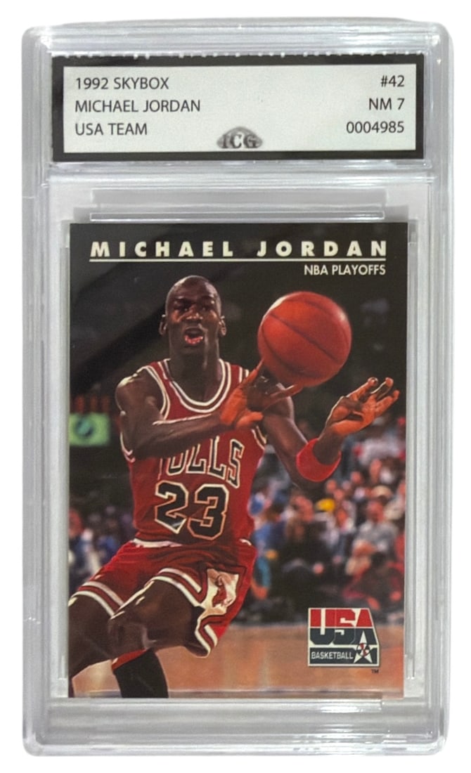 1992 Skybox USA Team Michael Jordan | No. 42 | Graded 7 (1 of 2)
