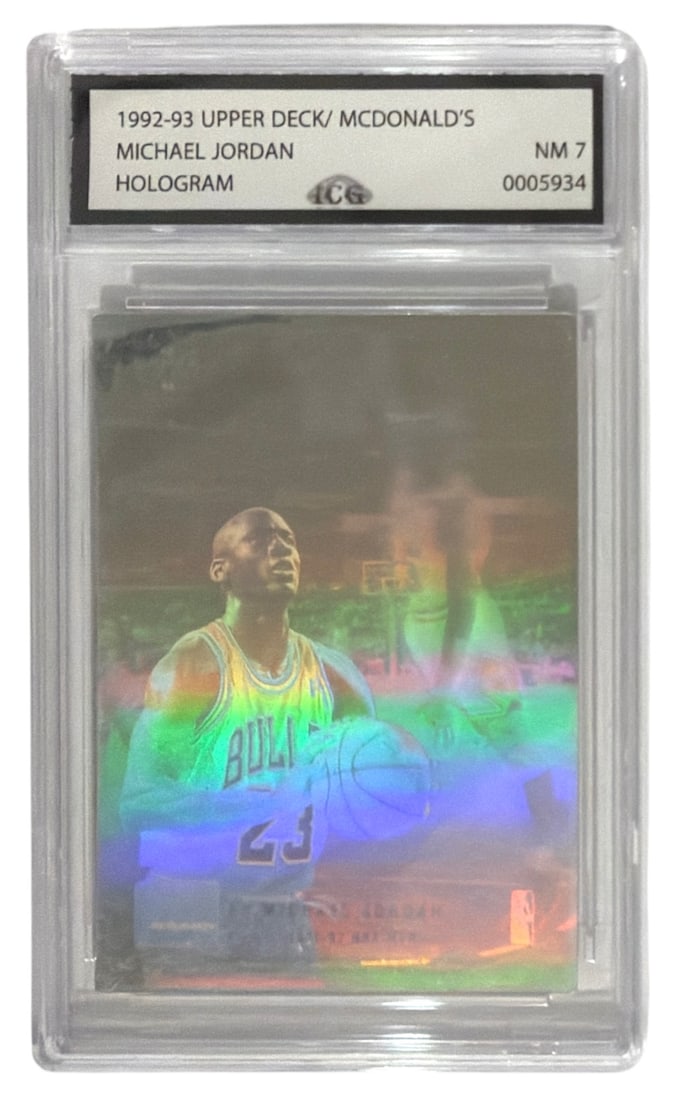 1992 to 93 Upper Deck McDonalds Edition Holo Michael Jordan | Graded 7 (1 of 2)