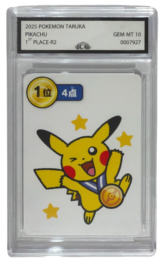 2025 Pokemon Taruka Pikachu 1st Place R2 | Graded 10 (1 of 2)