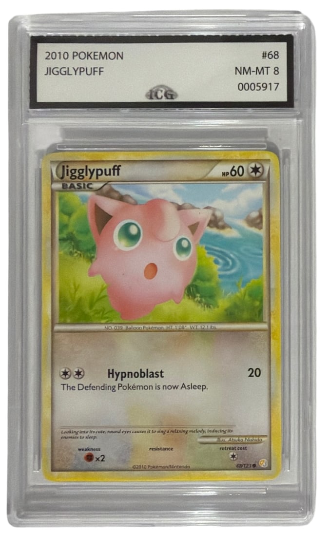 2010 Pokemon Jigglypuff | No. 68 | Graded 8 (1 of 2)