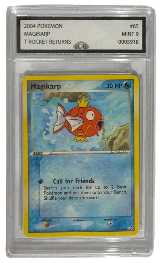2004 Pokemon TCG EX Team Rocket Returns Magikarp | No. 65 | Graded 9 (1 of 2)