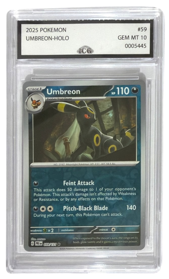 2025 Pokemon Umbreon HOLO | No. 59 | Graded 10 (1 of 2)