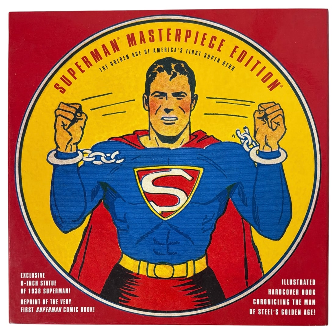 Superman Masterpiece Edition | 1990s Collectors Set Featuring an 8 inch Statue and a Hardcover Book: Superman Masterpiece Edition | 1990s Collectors Set Featuring an 8 inch Statue and a Hardcover Book