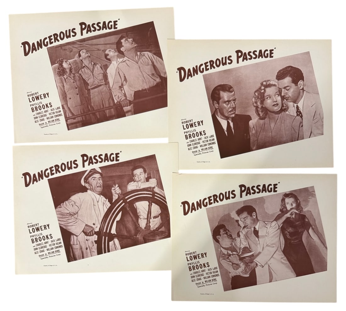 Dangerous Passage Lobby Card Collection (1 of 1)