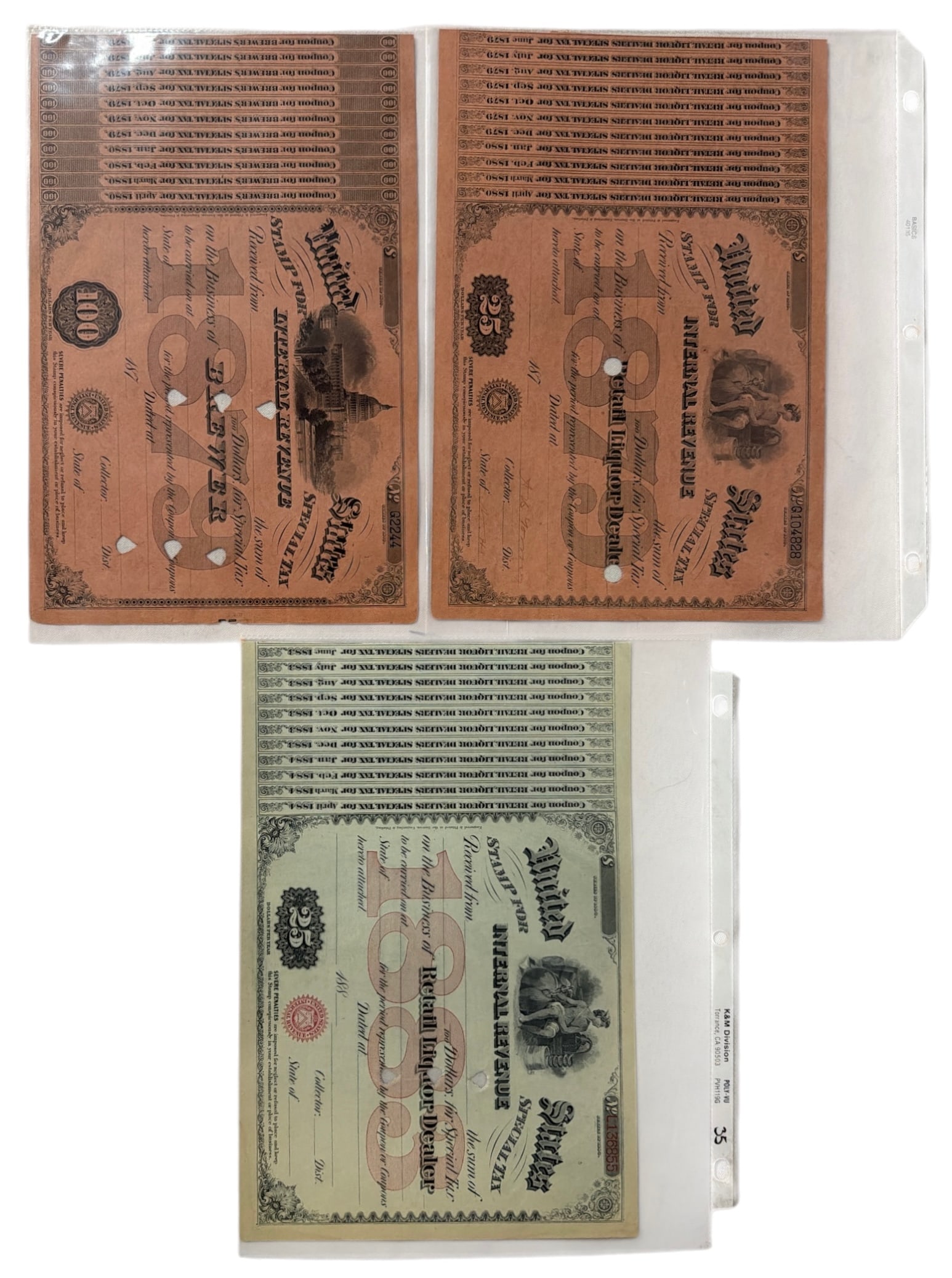 Internal Revenue Stamp Collection: Internal Revenue Stamp Collection