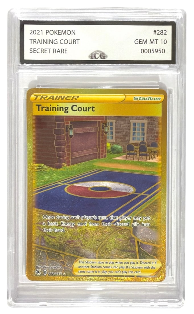 2021 Pokemon Secret RARE Training Court | No. 282 | Graded 10 (1 of 2)