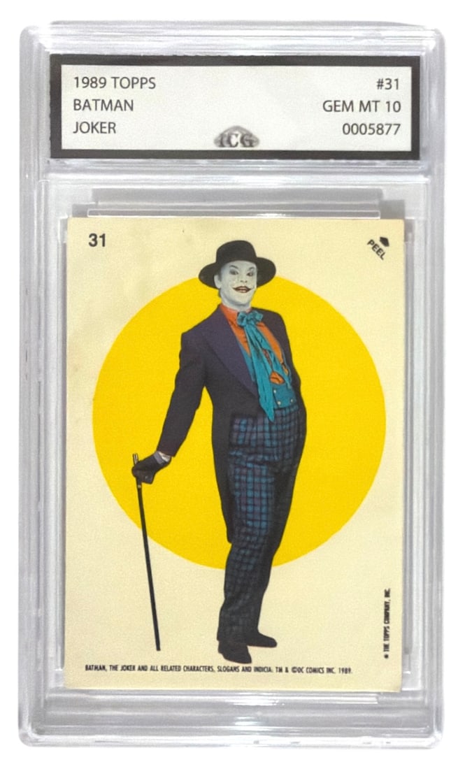 1989 Topps Batman Joker | No. 31 | Graded 10 (1 of 2)