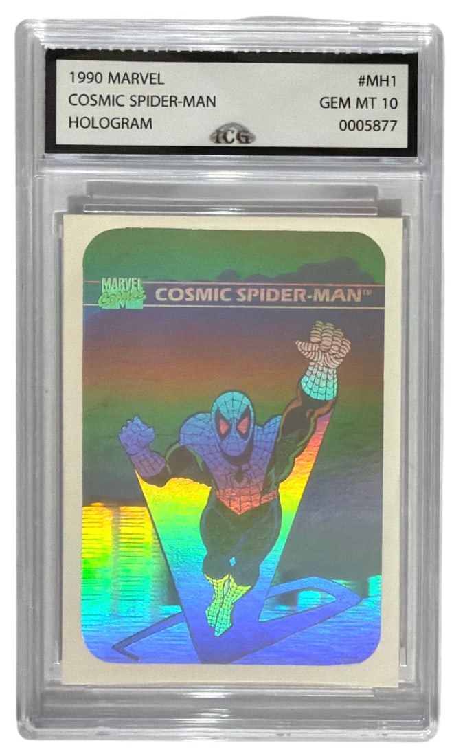 1990 Marvel Cosmic Spider Man HOLO Trading Card HOLO | No. MH1 | Graded 10 (1 of 2)