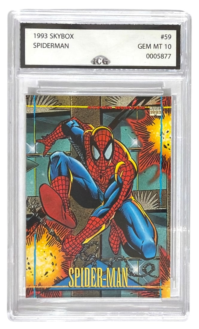 1993 Skybox Spiderman | No. 59 | Graded 10: 1993 Skybox Spiderman | No. 59 | Graded 10