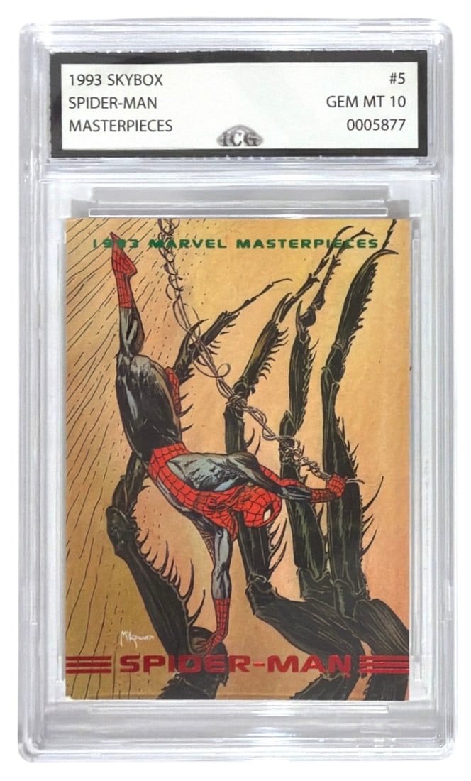 1993 Skybox Masterpieces Spider Man | No. 5 | Graded 10 (1 of 2)