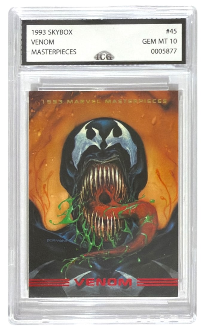 1993 Skybox Masterpieces Venom | No. 45 | Graded 10: 1993 Skybox Masterpieces Venom | No. 45 | Graded 10