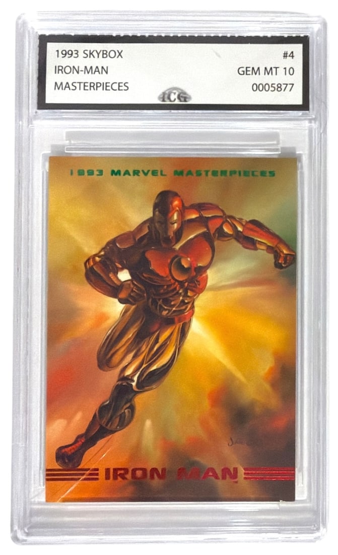 1993 Skybox Masterpieces Iron Man | No. 4 | Graded 10 (1 of 2)