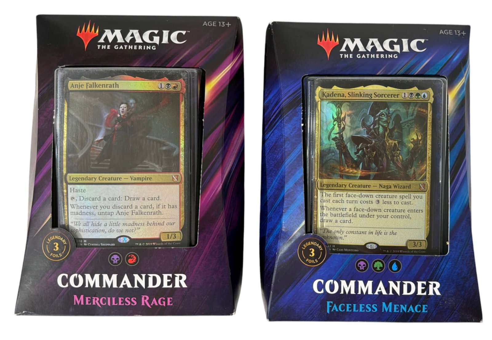 Sealed Magic The Gathering Commander 2019 Preconstructed Decks (1 of 2)