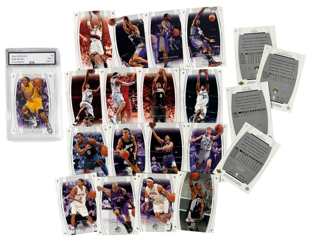 Graded Kobe Bryant Card and Basketball Trading Card Collection: AUTHENTICATION HAS NOT BEEN PERFORMED TO GUARANTEE VERIFICATION | All purchases are made at the buyers discretion