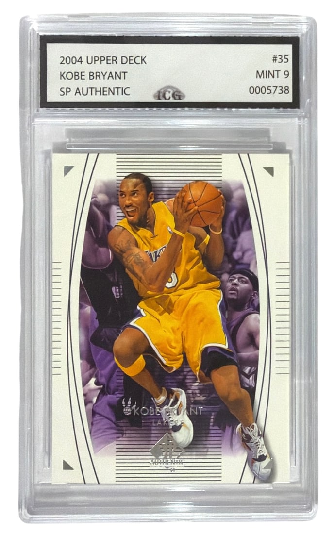 2004 Upper Deck SP Authentic Kobe Bryant | No. 35 | Graded 9 (1 of 2)
