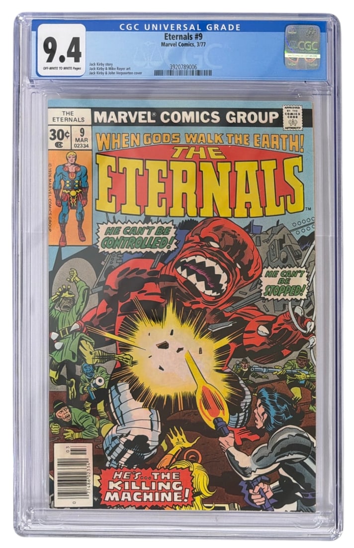 Marvel Comics Eternals | No. 9 | Graded 9.4 (1 of 2)