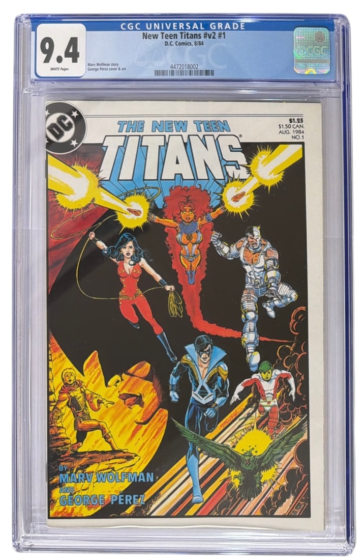 DC Comic New Teen Titans | V.2 No. 1 | Graded 9.4 (1 of 2)