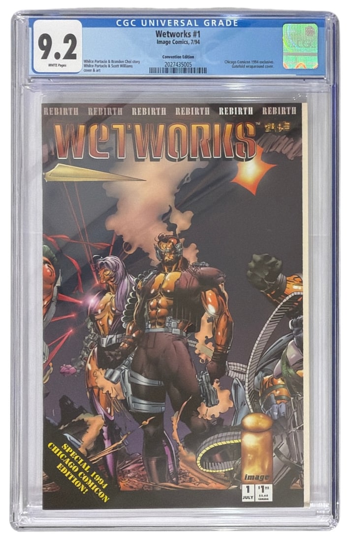 Image Comics Wetworks | No. 1 | Graded 9.2: Image Comics Wetworks | No. 1 | Graded 9.2