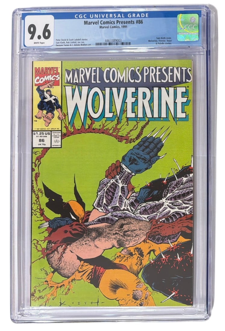 Marvel Comics Presents Wolverine | No. 86 | Graded 9.6 (1 of 2)