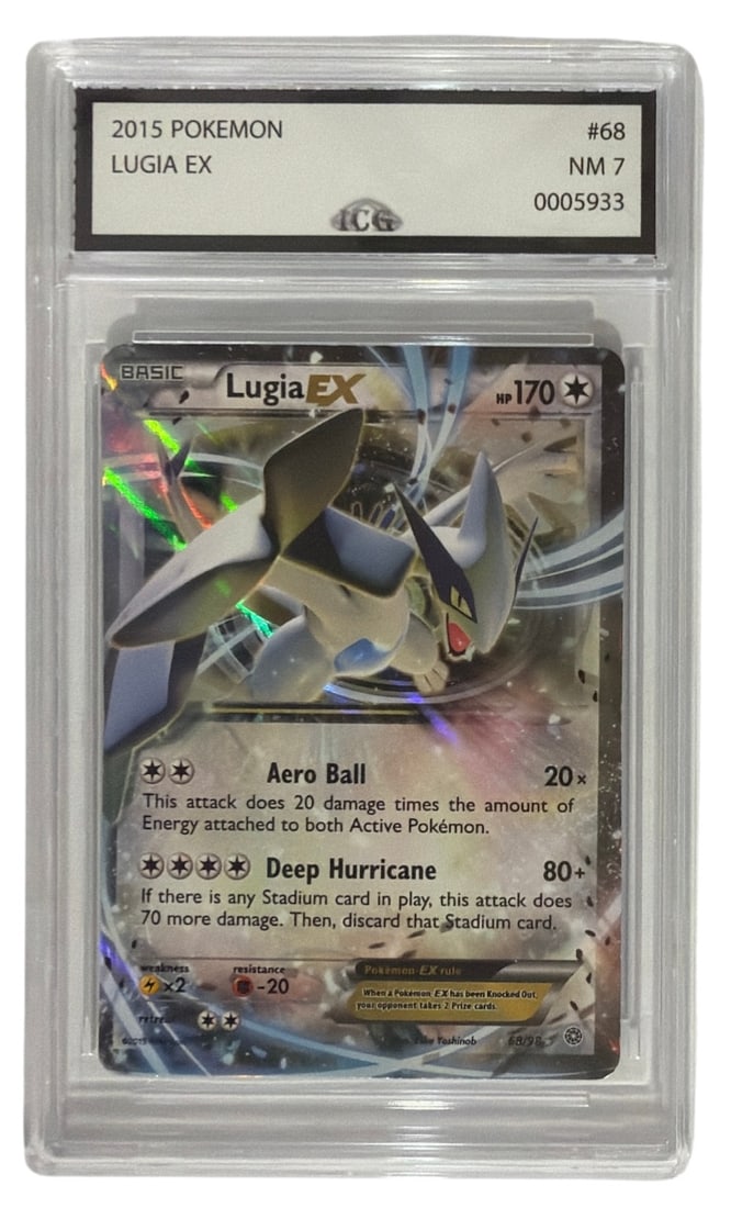 2015 Pokemon Lugia EX | No. 68 | Graded 7: 2015 Pokemon Lugia EX | No. 68 | Graded 7