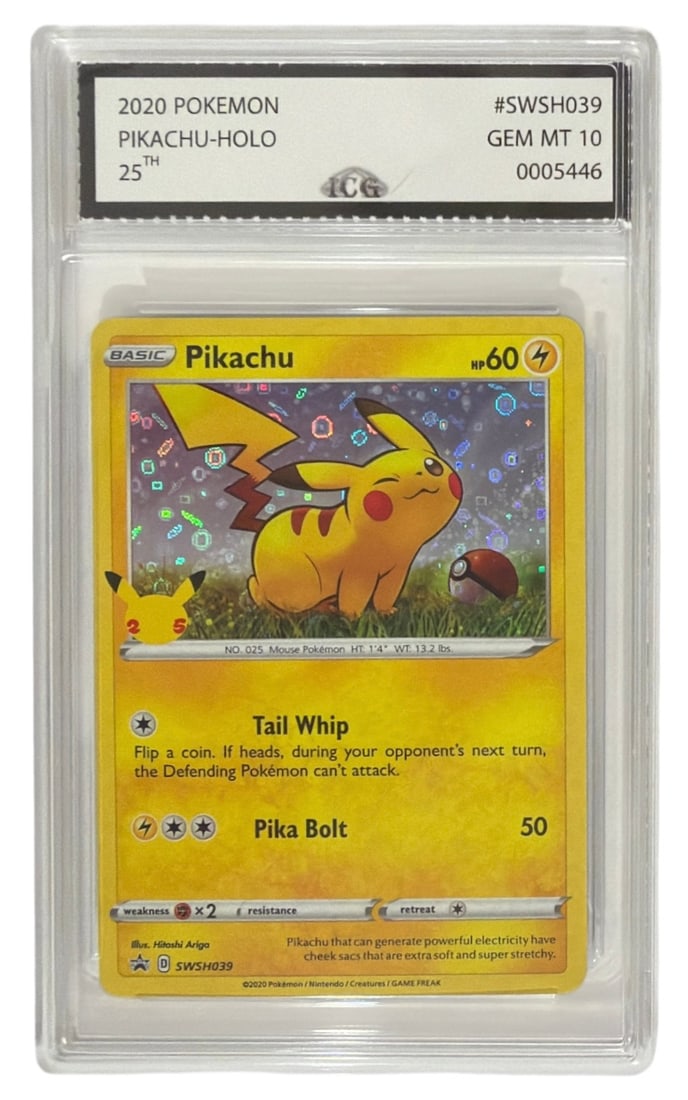 2021 Pokemon 25th Anniversary Pikachu HOLO | No. SWSH039 | Graded 10 (1 of 2)