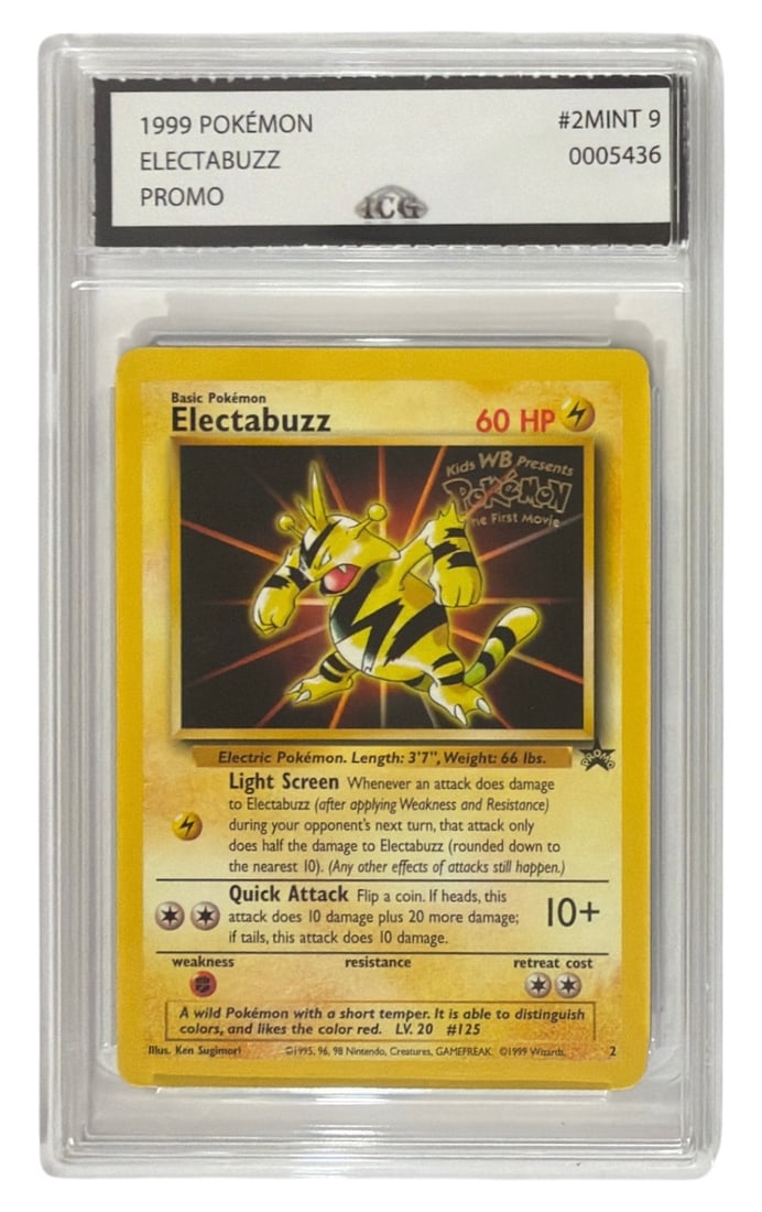 1999 Pokemon Promo Electabuzz | No. 2 | Graded 9 (1 of 2)