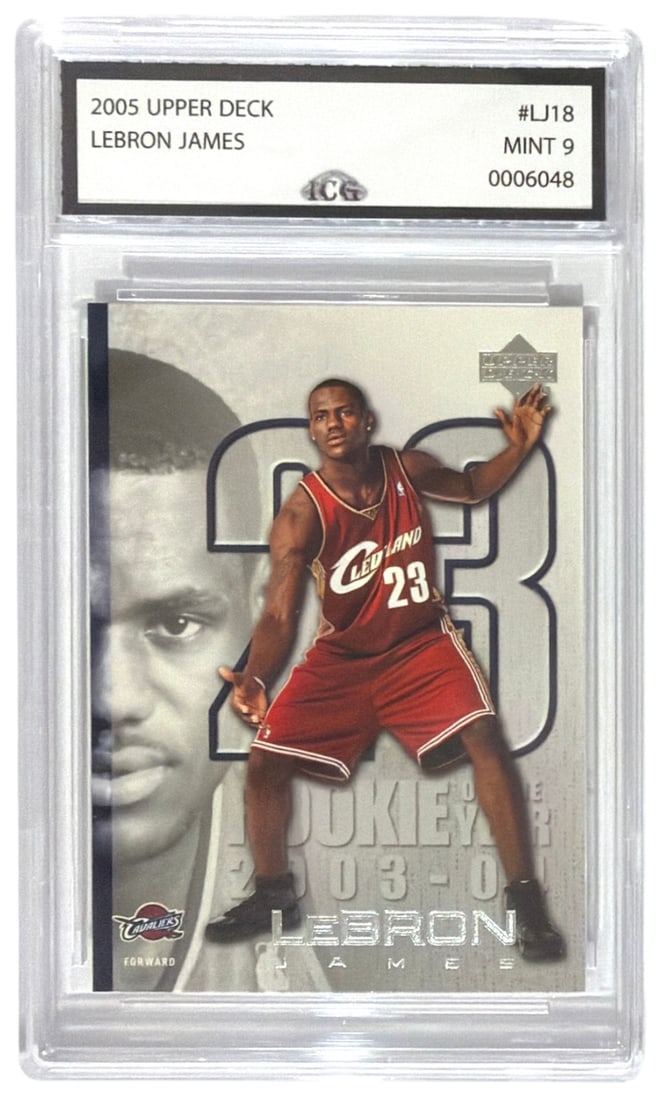 2005 Upper Deck Lebron James | No. LJ18 | Graded 9 (1 of 2)