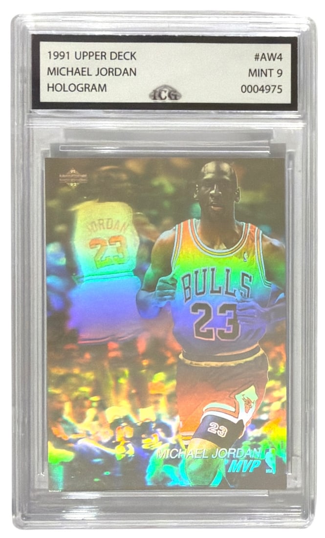 1991 Upper Deck HOLO Michael Jordan | No. AW4 | Graded 9 (1 of 2)