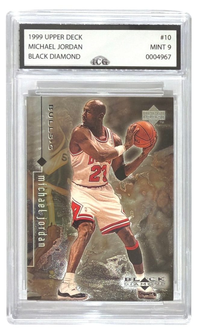 1999 Upper Deck Black Diamond Michael Jordan | No. 10 | Graded 9 (1 of 2)