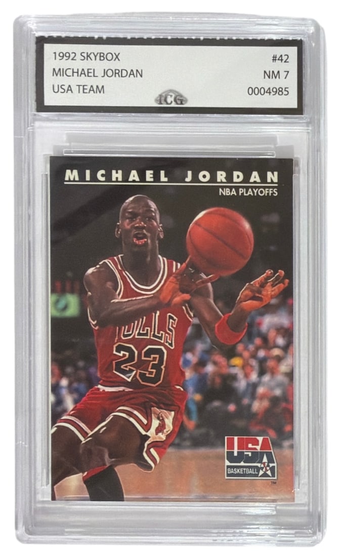 1992 Skybox USA Team Michael Jordan | No. 42 | Graded 7 (1 of 2)