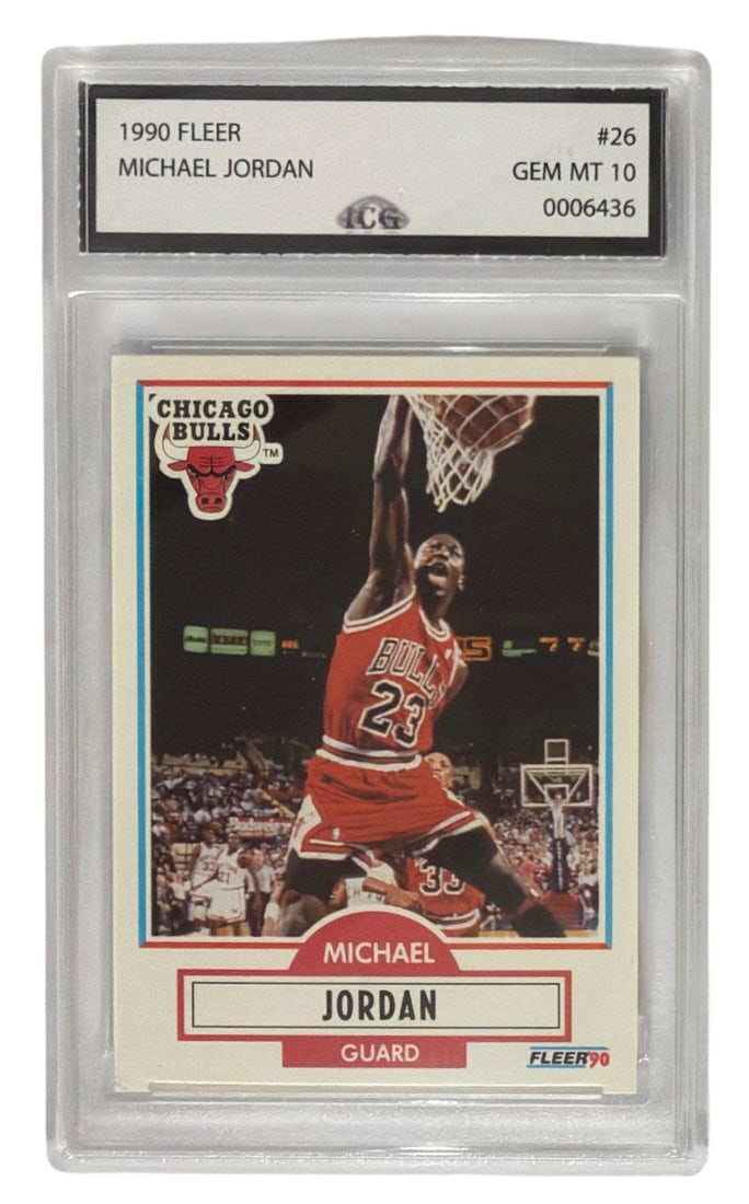 1990 Fleer Michael Jordan | No. 26 | Graded 10 (1 of 2)