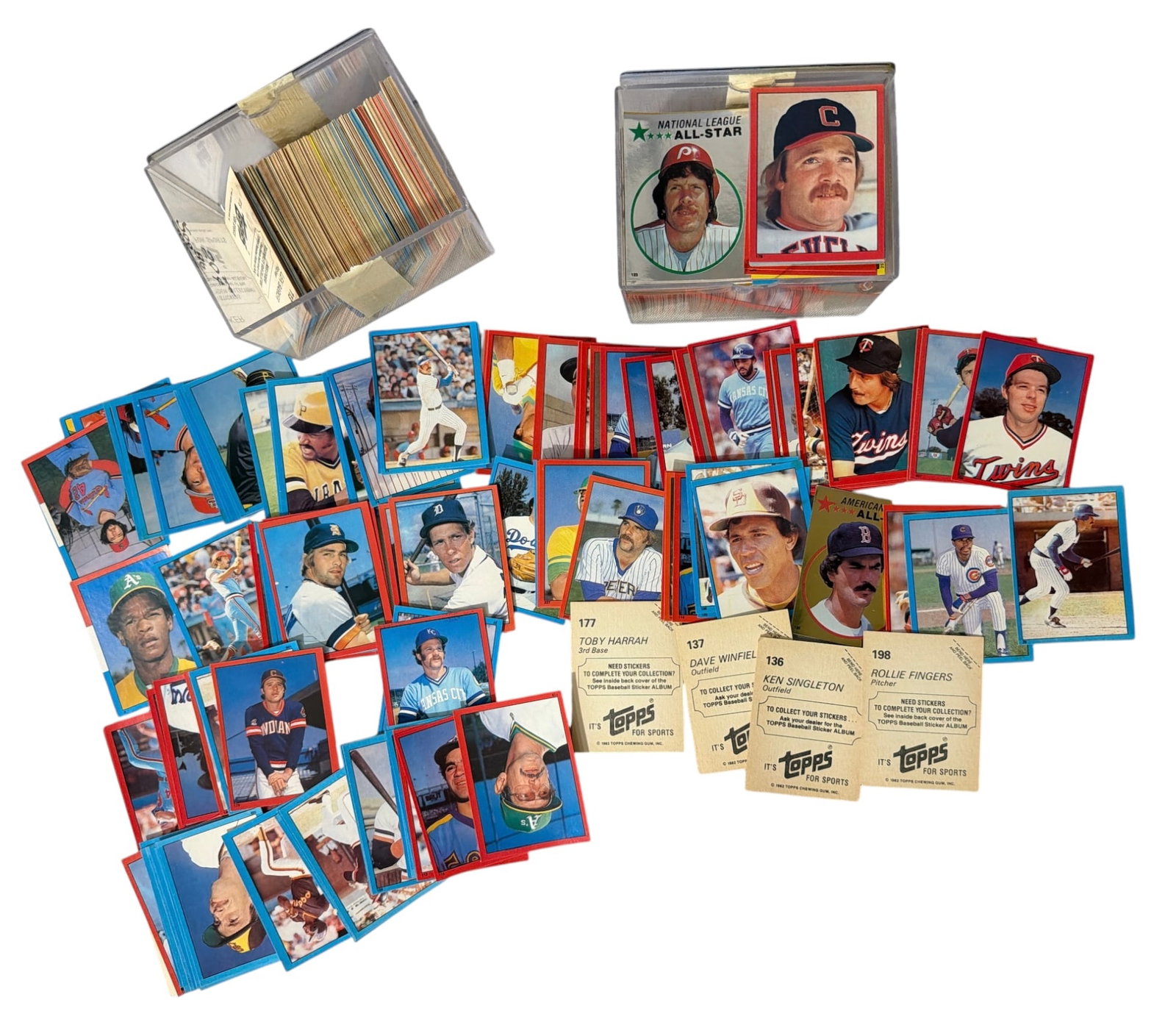 Baseball Trading Card Sticker Collection (1 of 1)