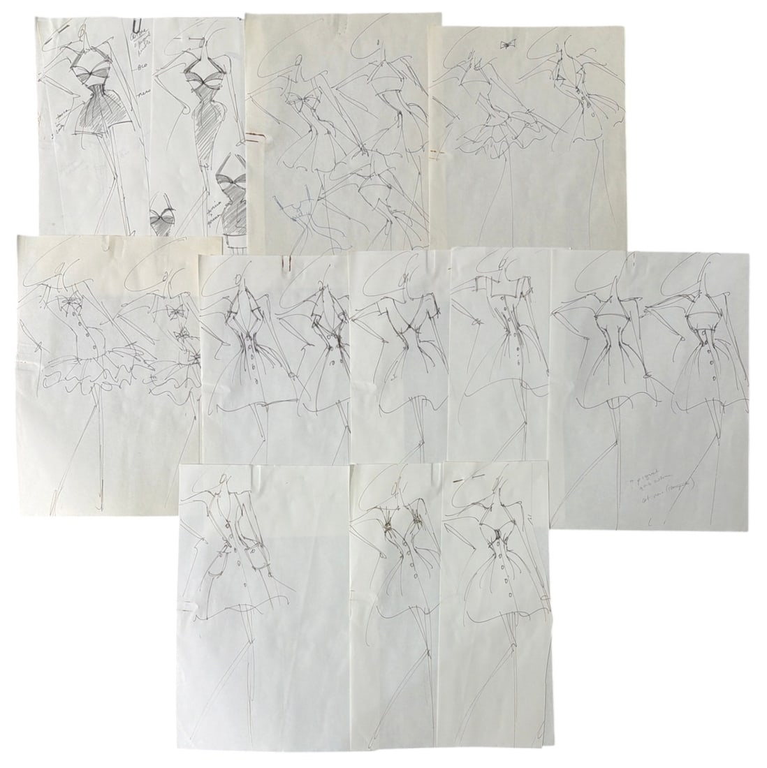 Hand Drawn Fashion Concept Drawing Collection (1 of 1)