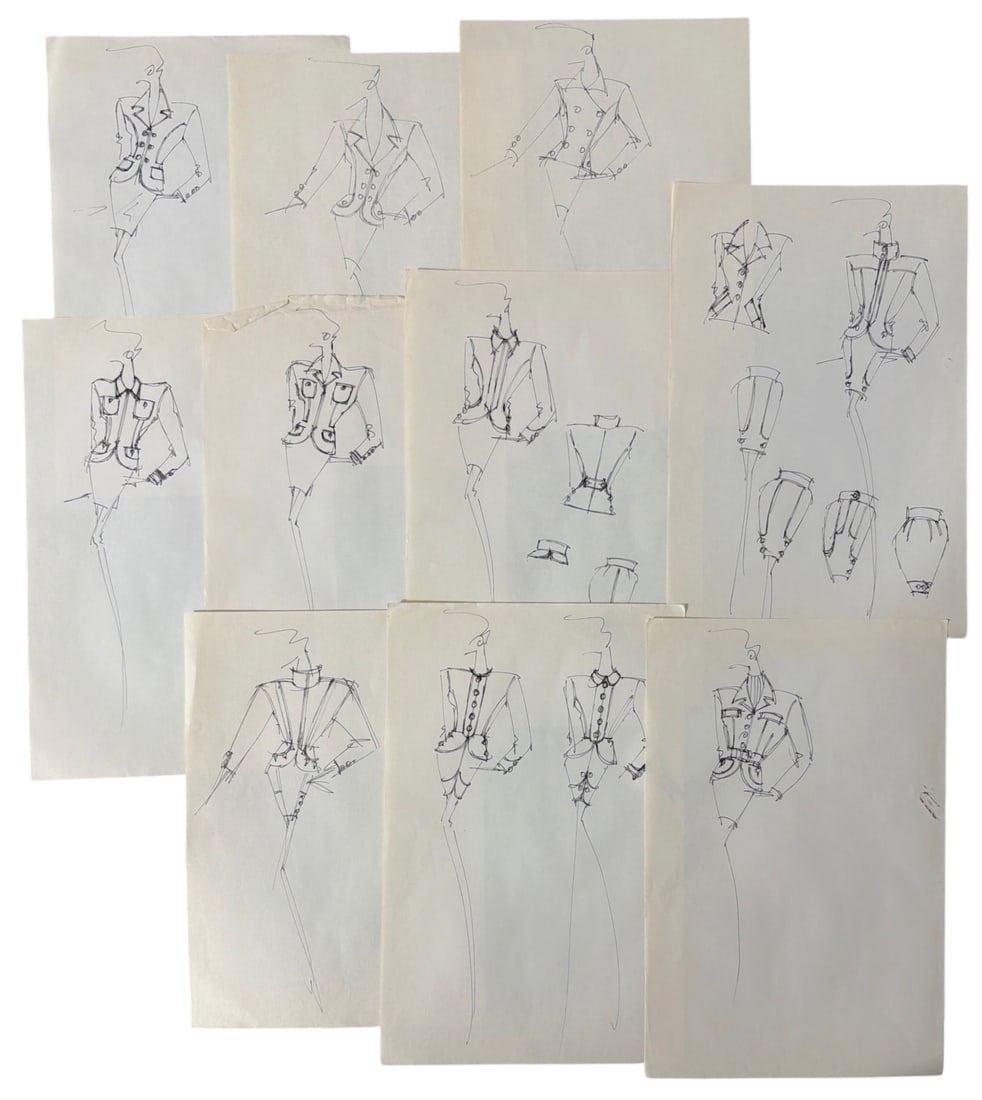 Hand Drawn Fashion Concept Drawing Collection (1 of 1)