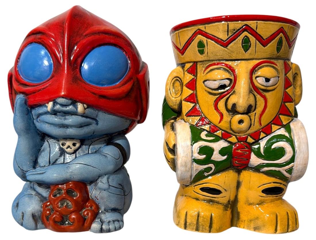 The Lost Temple Traders | Tap Tap Yellow and Green Tiki Mug (1 of 6)