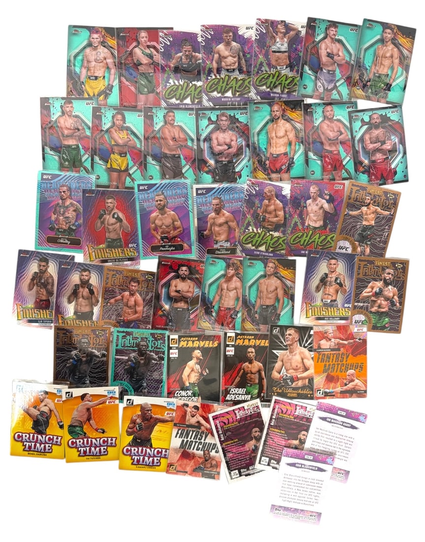 2024 Topps Finest UFC Trading Card Collection (1 of 1)