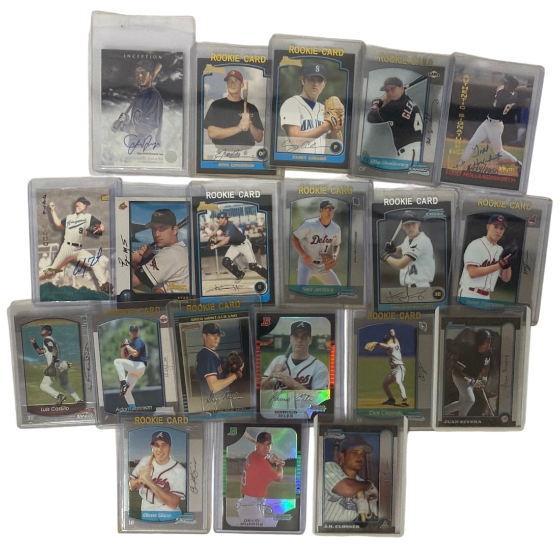 Baseball Trading Card Collection: AUTHENTICATION HAS NOT BEEN PERFORMED TO GUARANTEE VERIFICATION | All purchases are made at the buyers discretion