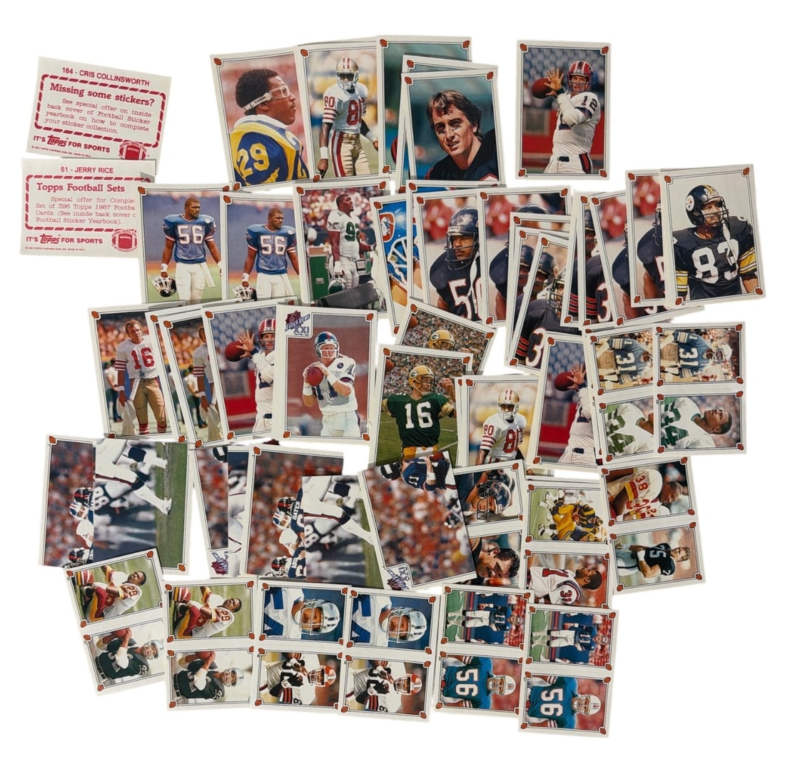 Football Trading Card Collection: AUTHENTICATION HAS NOT BEEN PERFORMED TO GUARANTEE VERIFICATION | All purchases are made at the buyers discretion