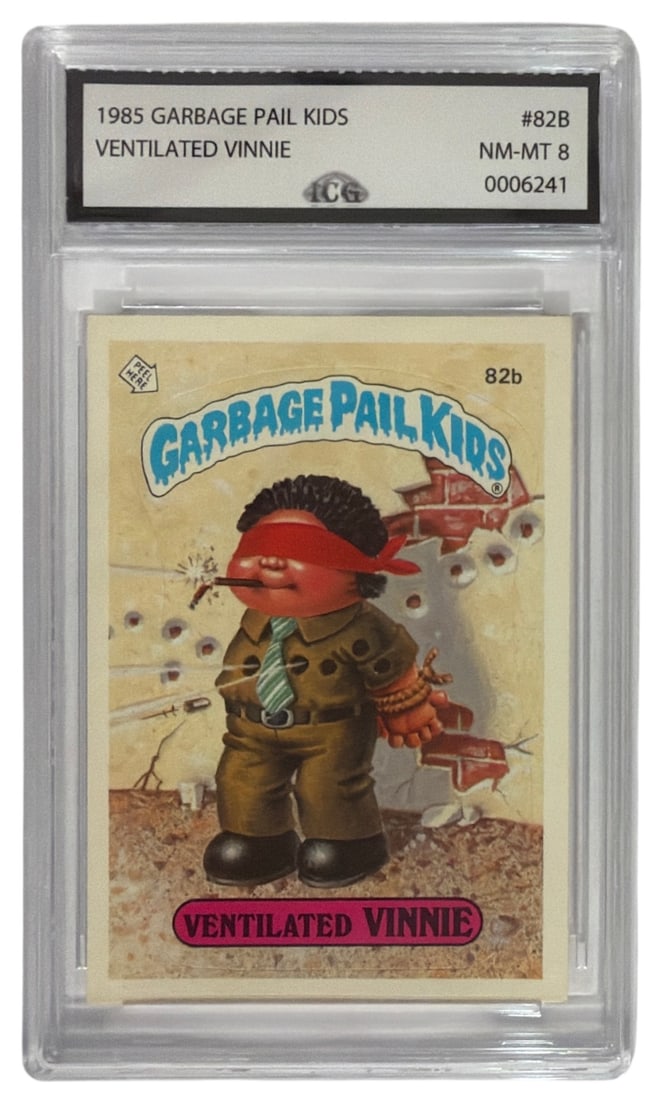 1985 Garbage Pail Kids | Ventilated Vinnie | No. 82B | Graded 8 (1 of 2)