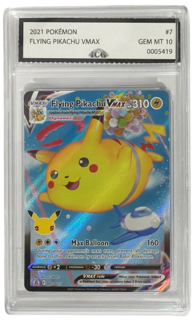 2021 Pokemon Flying Pikachu VMAX | No. 7 | Graded 10 (1 of 2)