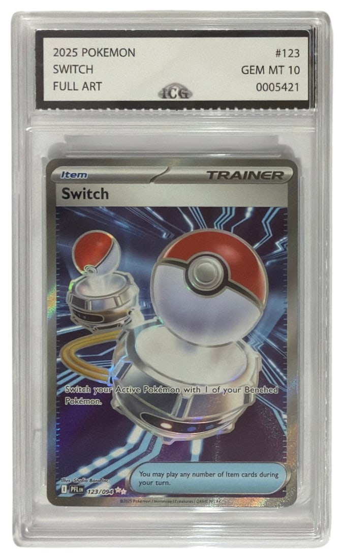2025 Pokemon FULL ART Switch | No. 123 | Graded 10 (1 of 2)