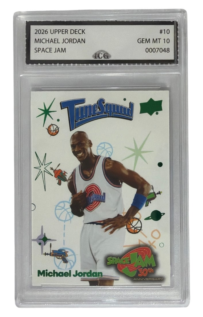 2026 Upper Deck Michael Jordan Space Jam | No. 10 | Graded 10 (1 of 2)